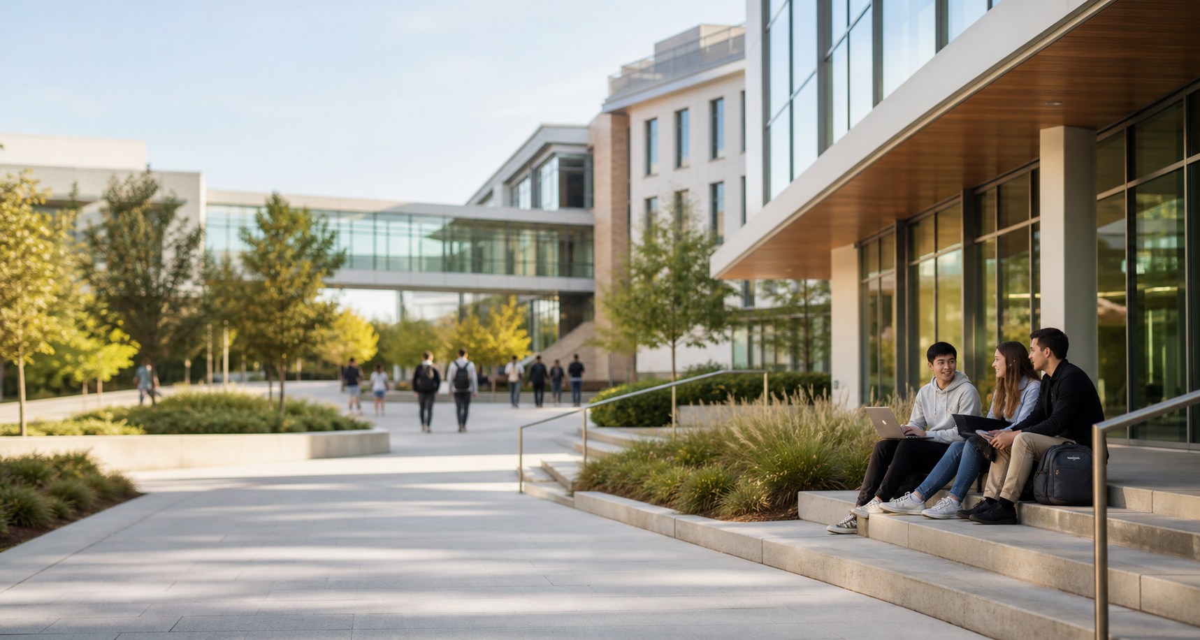 Modern professional school campus